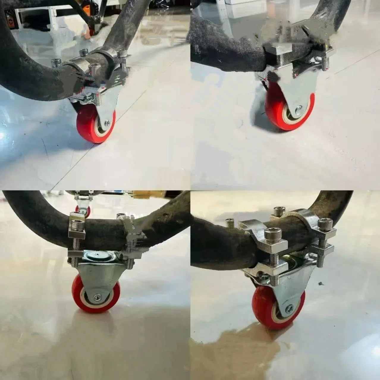 Compatible Para DJI juego ruedas orientables serie Agras T | Ruedas móviles facilitan el traslado de grandes drones agrícolas en fincas.