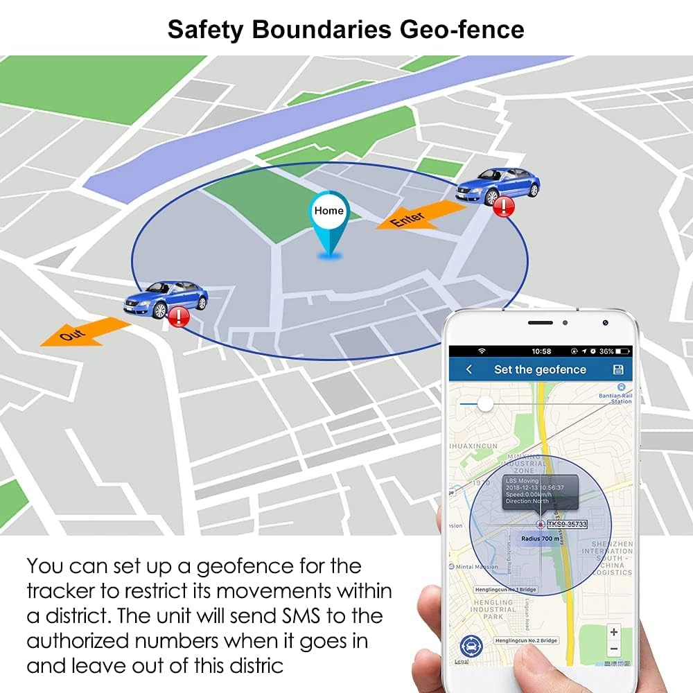 TKMARS 4G Localizador GPS para Coche,Rastreador GPS 10000mAH de Larga Duración,Antirrobo Impermeable Posicionamiento en Tiempo Real,Moto,Bicicletas, Barcos con App Gratis