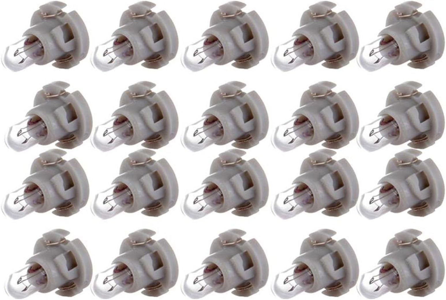 cciyu 20 Pack Warm White T4/T4.2 Neo Wedge Halogen A/C Bulb Replacement fit for A/C Light