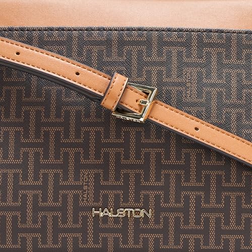 Halston Rosie Signature Logo Top Zip Crossbody3