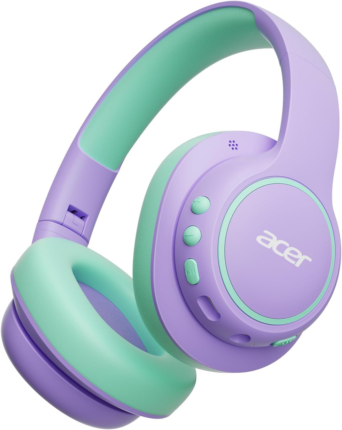 Acer OHR702 Kids Bluetooth Headphones with Mic, 85dB Safe Volume, 75-Hour Battery