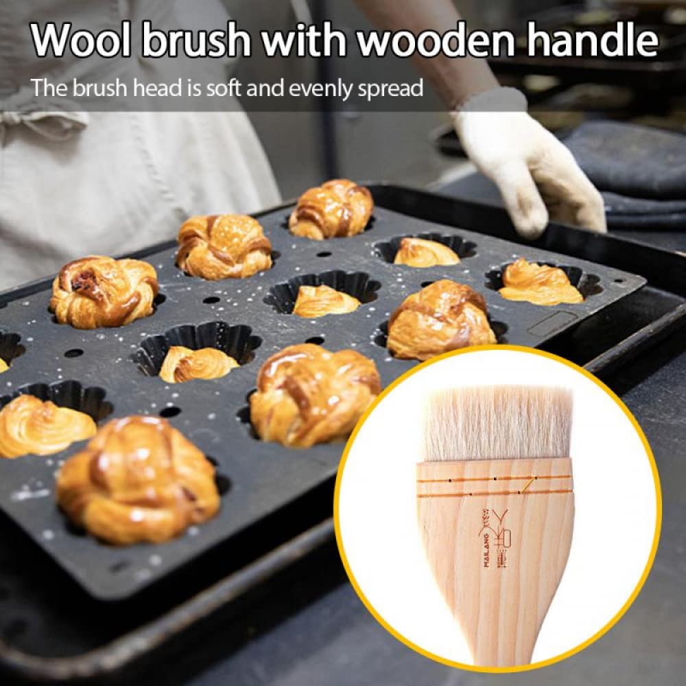 YXSH Accessori per La Cucina Pennello per Olio Pennello per Pasticceria Strumento Multifunzionale per L'applicazione del Pennello per Torta per Barbecue per Uso Alimentare