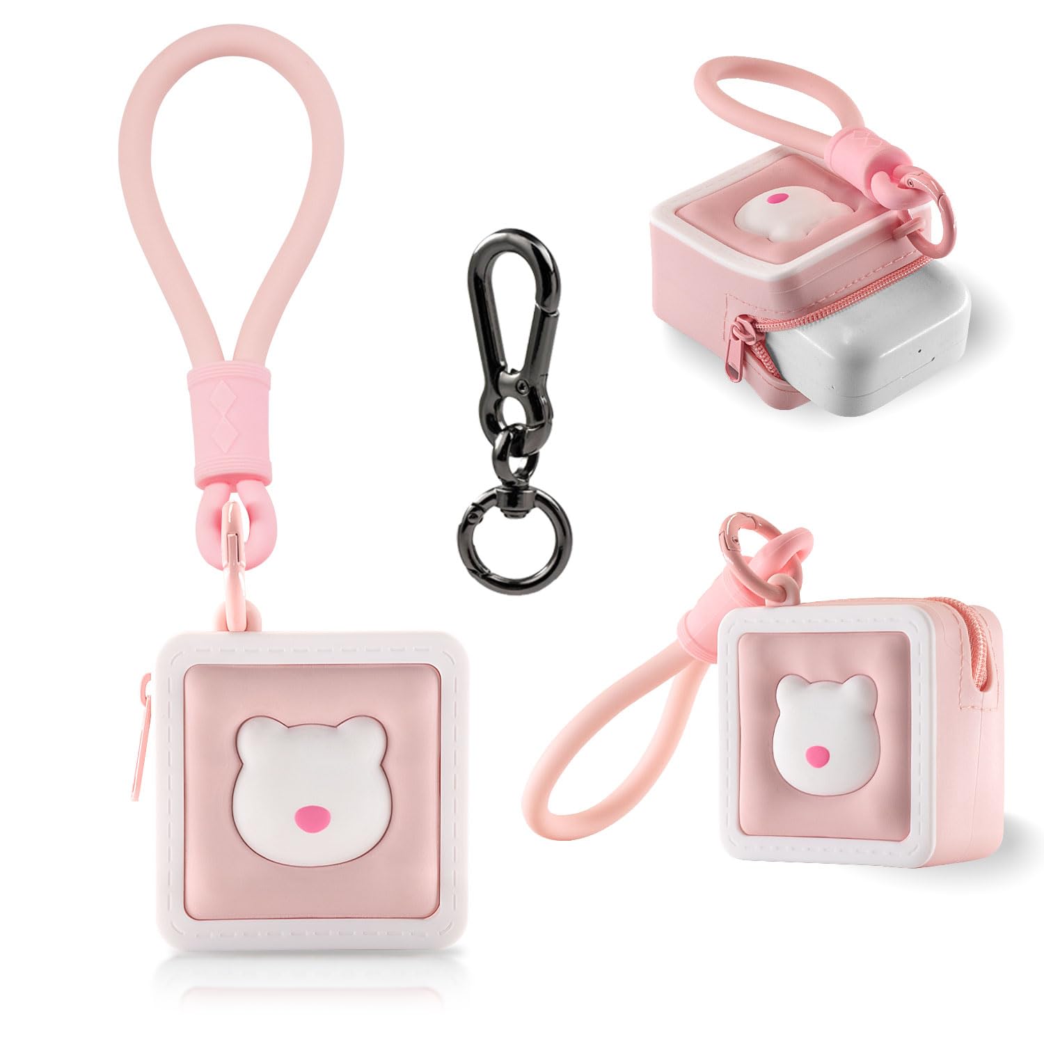 ★みと★GPSケース ベージュくまちゃん / 合皮ピンクベージュ Amazon.co.jp: MIXI「みてねみまもりGPSトーク/MIXI みてねみまもりGPS