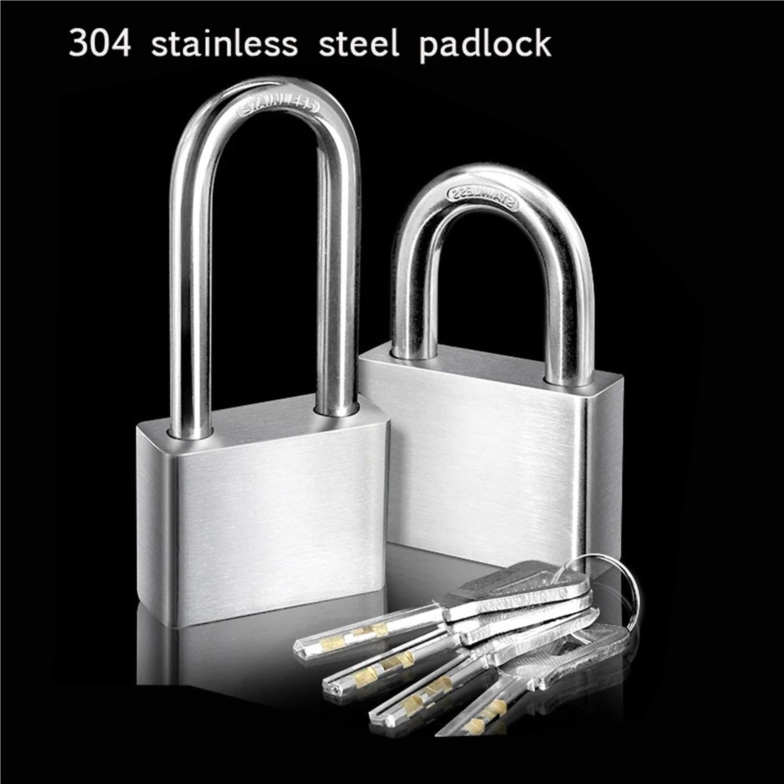 Acciaio inossidabile Lucchetto Valigia Cassetto Serratura Bagagli Caso Keyed Lucchetto Serrature Con Chiave 1Pcs (30mm Lunghezza)