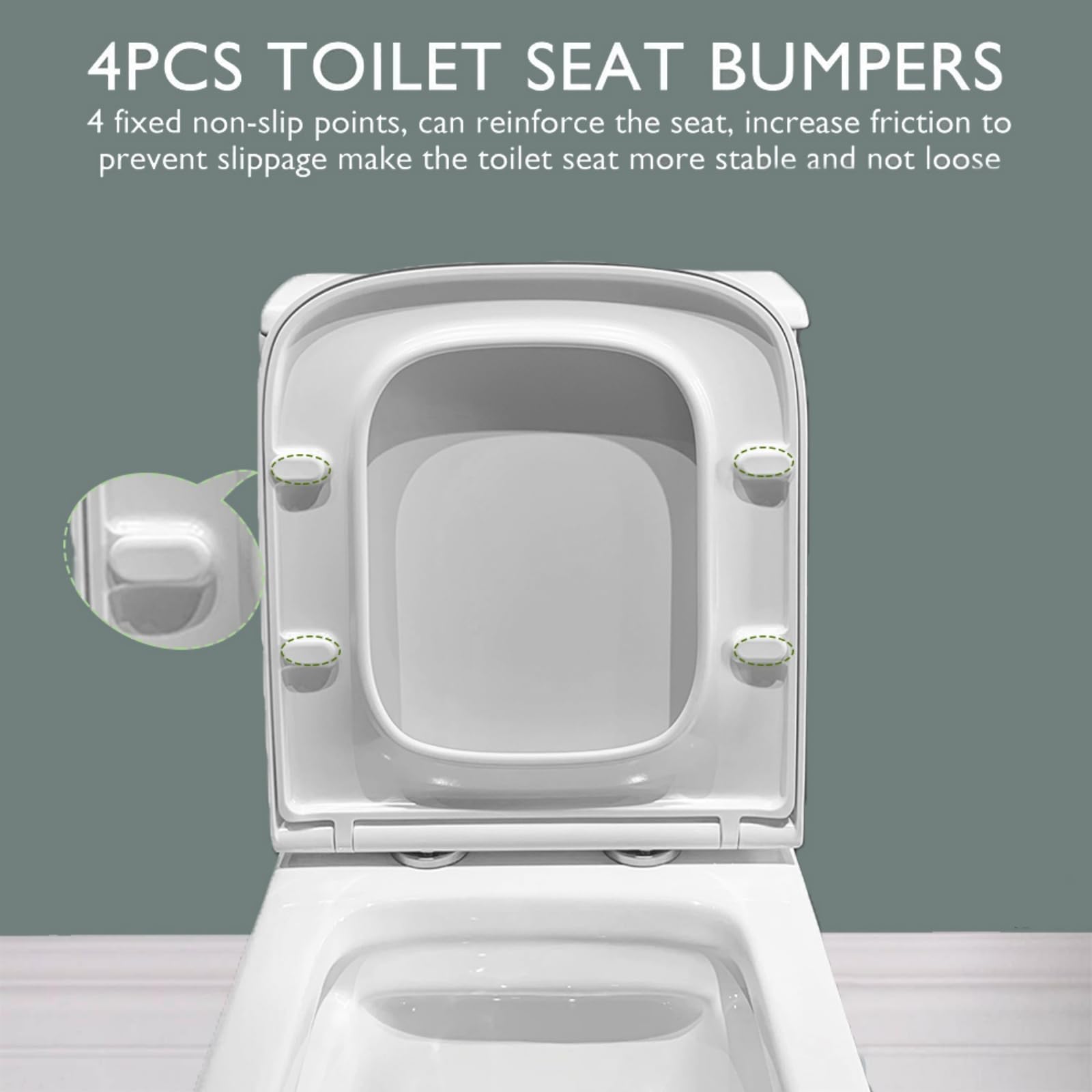 Harbour Soft Close Square Slimline Toilet Seat With Quick Release Hinges | Tap Warehouse