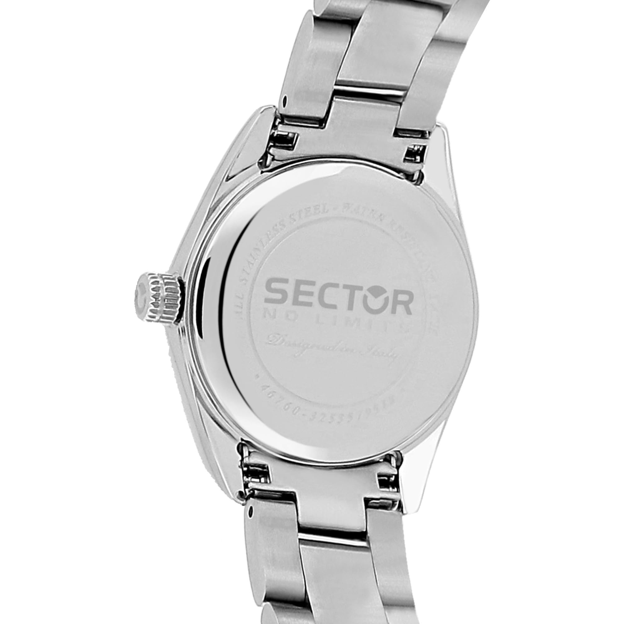Sector No Limits Orologio da donna, Collezione Sector 240, movimento al quarzo, tempo e data, in acciaio - R3253579518