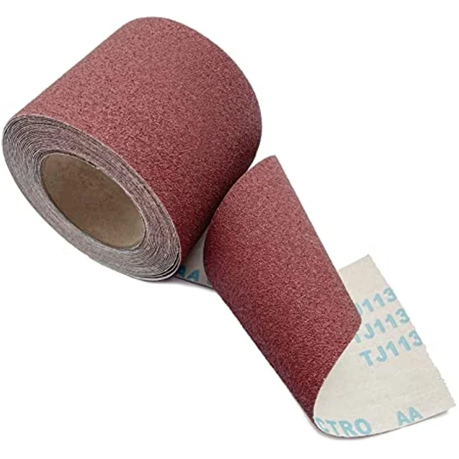 Pasy szlifierskie, Taśma szlifierska 60-600 ziaren 10 m długości 115 mm do stolarki metalowo-szklanej(80 Grit)