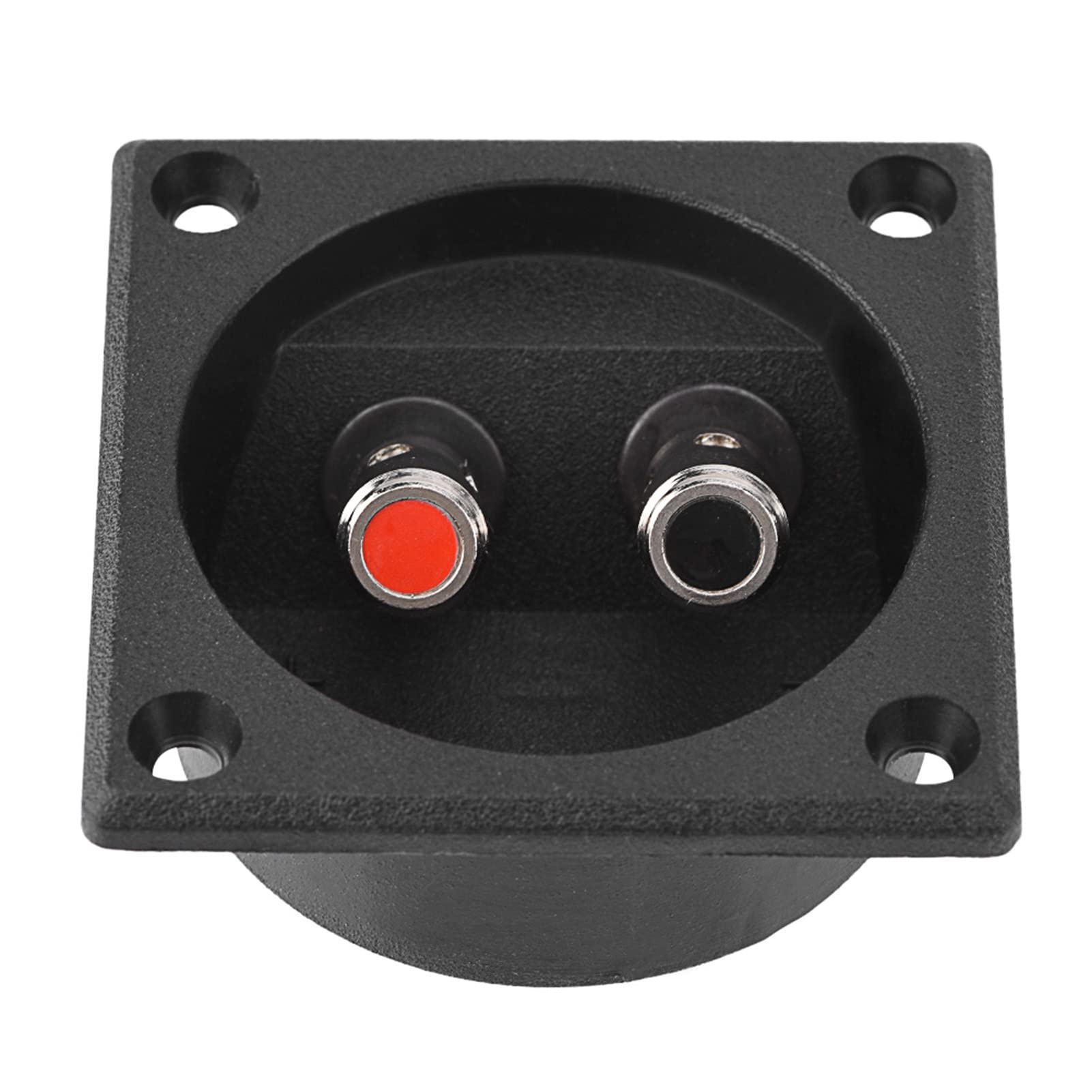 Lot De 2 Connecteurs à Ressort Pour Haut-parleurs - 2 Voies - Noir Et Rouge - 38,5 Mm