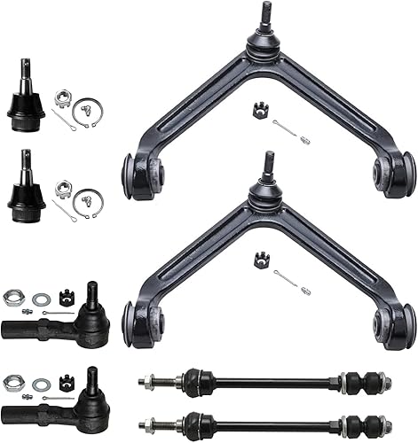 Miniatura 66 de Detroit Axle - Kit de suspensión frontal de 8 piezas para Chevy Aveo Aveo5 Pontiac G3 Wave Wave5 Suzuki Swift+ 2 brazos de control inferiores con