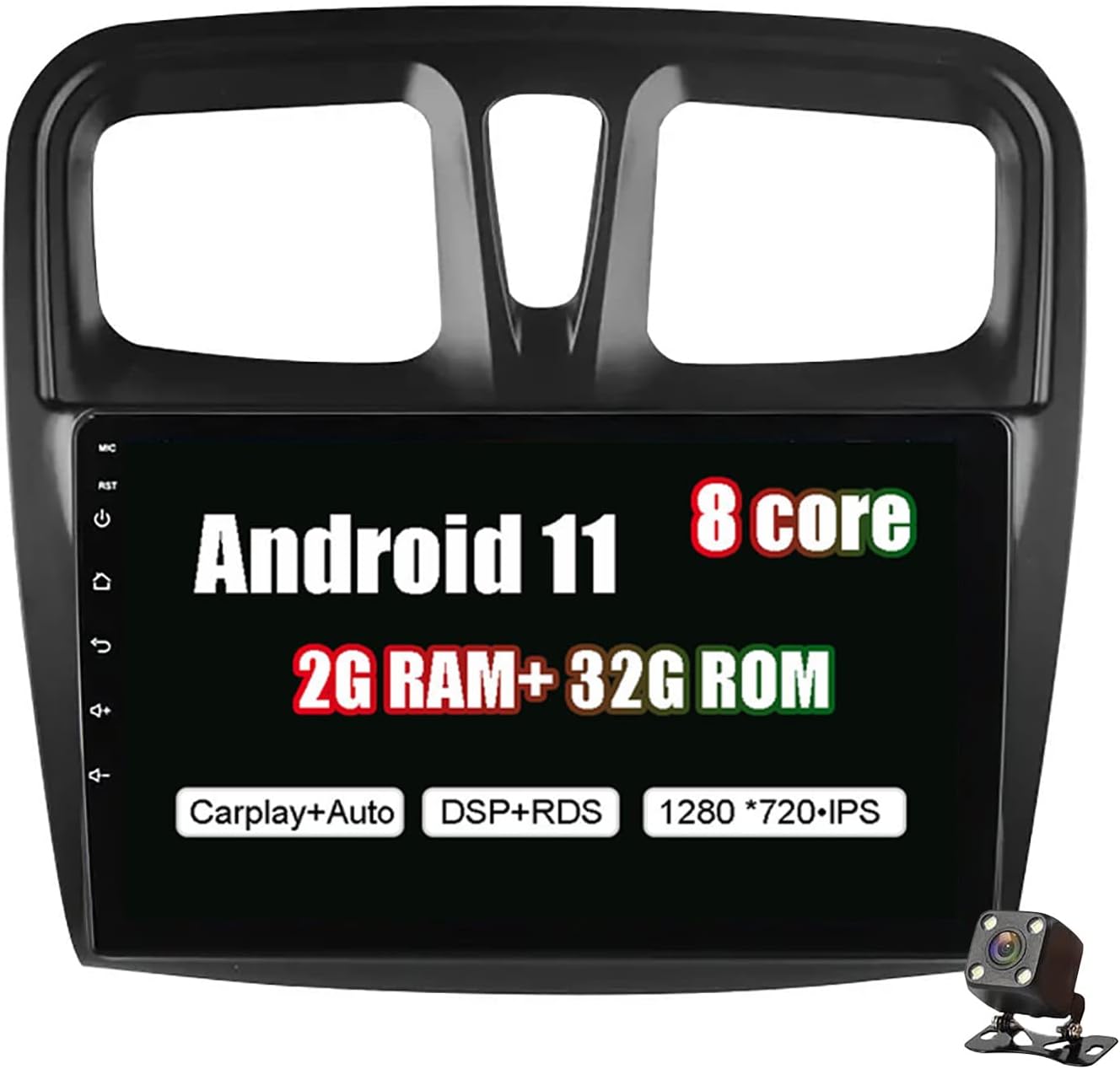 Amazon.co.jp Autoradio 9インチ 2 DIN Android ヘッドユニット 用ルノー ローガン サンデロ シンボル