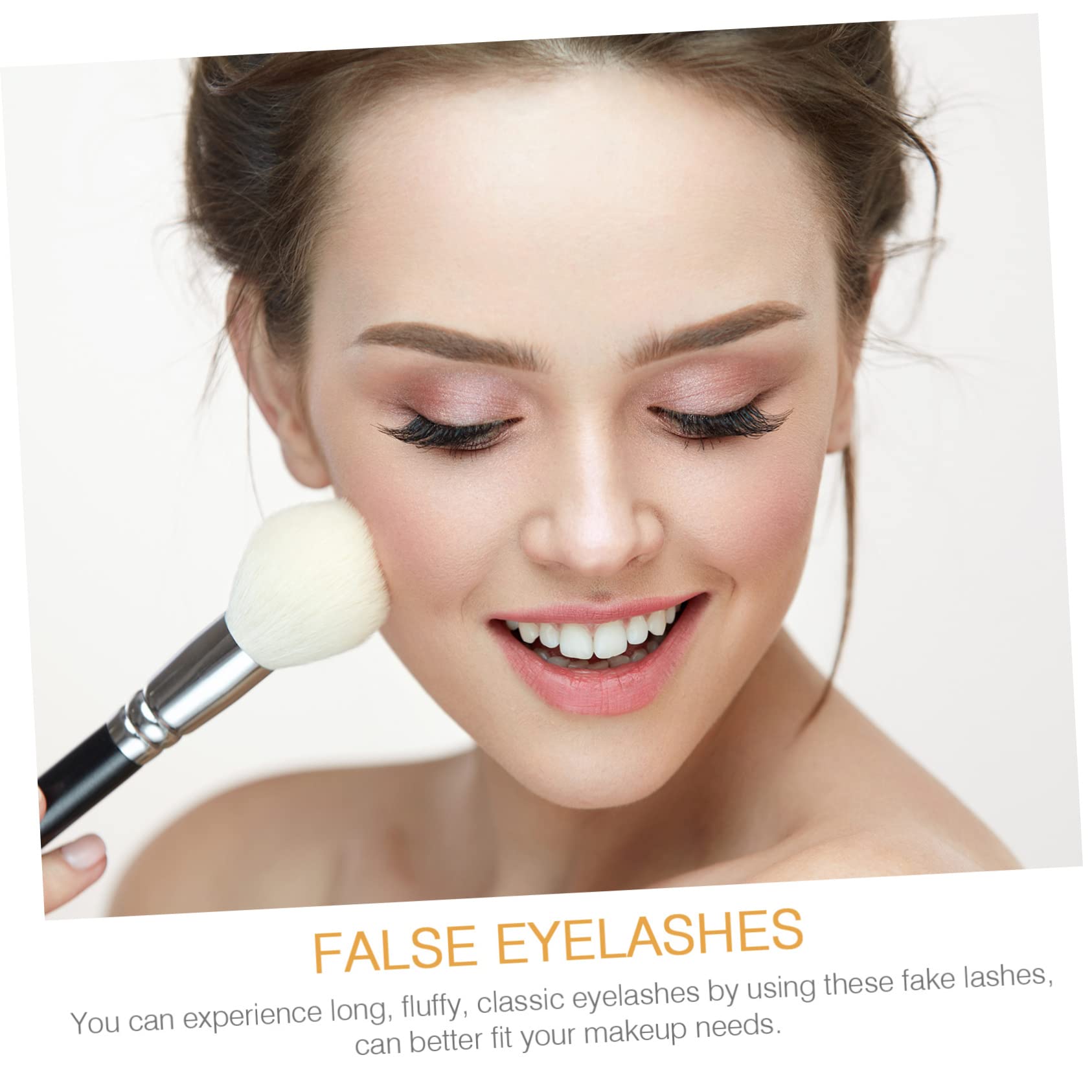 FOMIYES Paquete De 4 Pestañas Postizas Esponjosas Accesorios De Maquillaje Para Mujeres Fiestas 10 Pares X 4