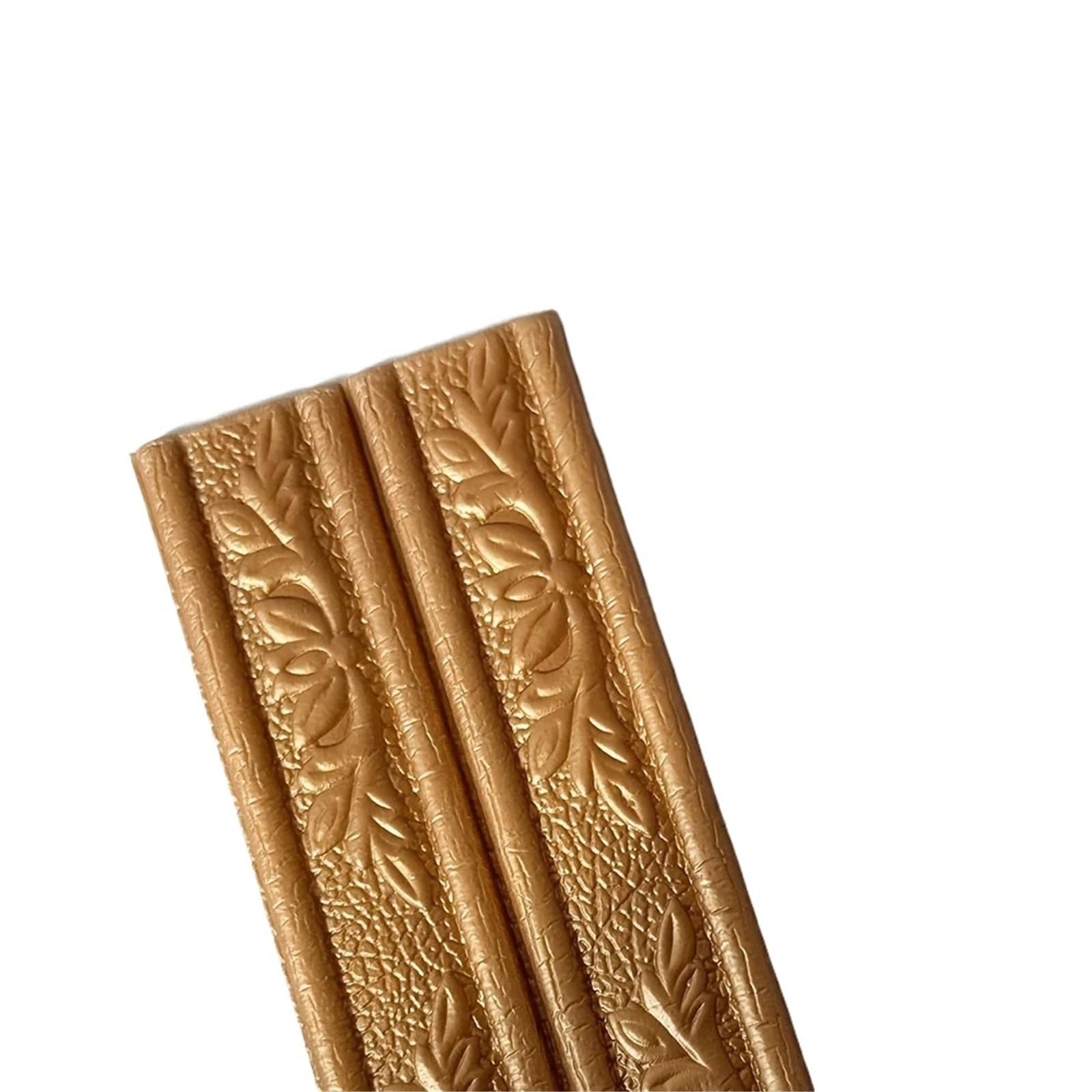 Xctdsvah Coffee Wallpaper Border Self Adhesive Peeled Off Wallpaper Carving Ceiling Decorative Strip Wall Skirting Line Home Decoration Sticker(Coffee)