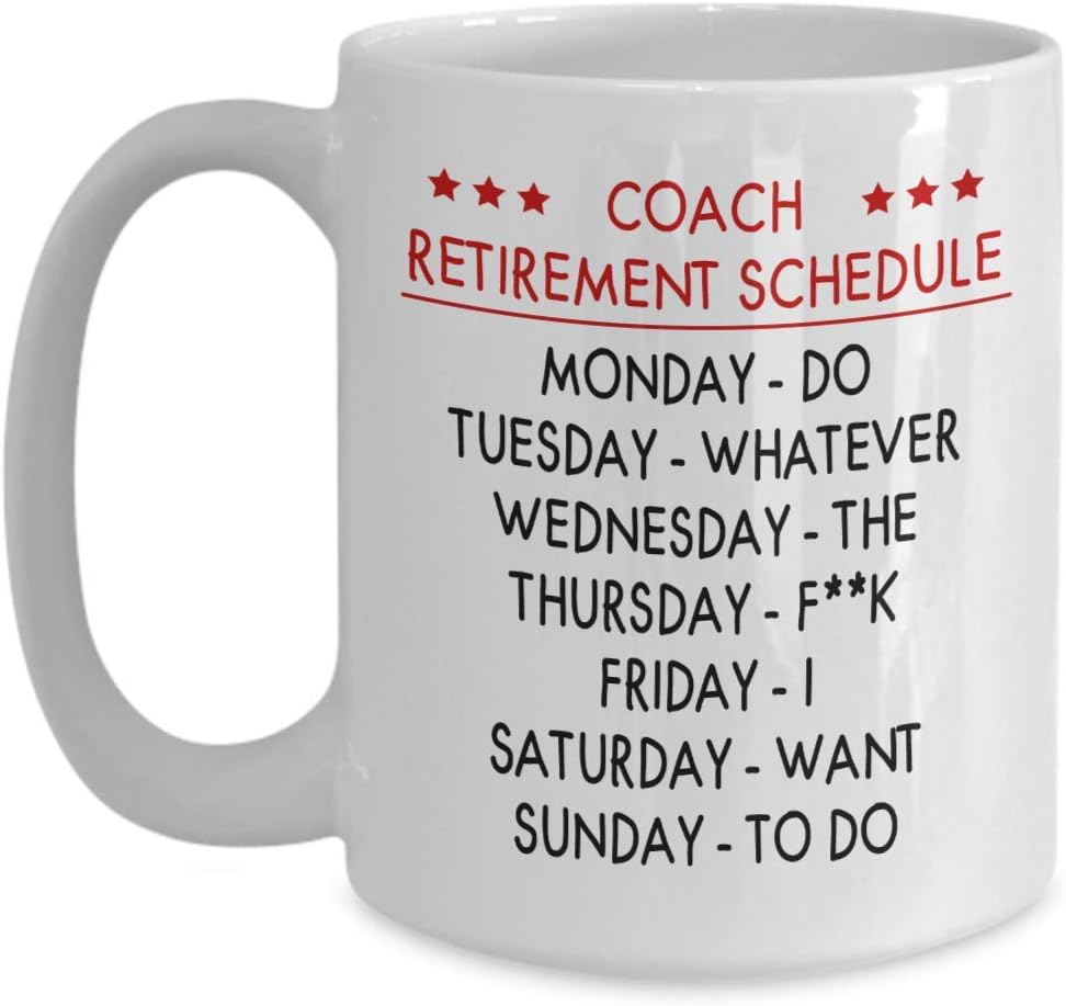 Coach Retirement Gift for Men and Women, Retired coach Gift