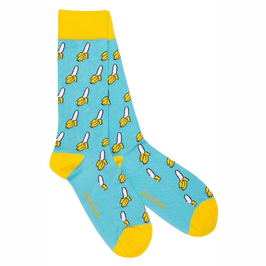 Swole Panda Women's Bamboo Socks - Bright Blue - Size 4-7