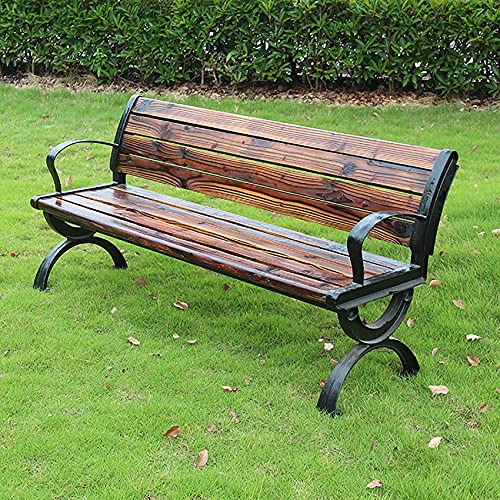 Outdoor Garden Bench, All Weather Outdoor Bench for 2-3 Persons, Fade/Rot Resistant Patio Bench for Park, Porch, Patio & Backyard, 400kg Weight Capacity (59''/150cm)