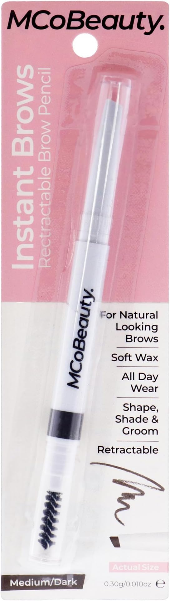 Instant Brows Pencil - Medium-Dark by MCoBeauty for Women - 0.010 oz Eyebrow Pencil