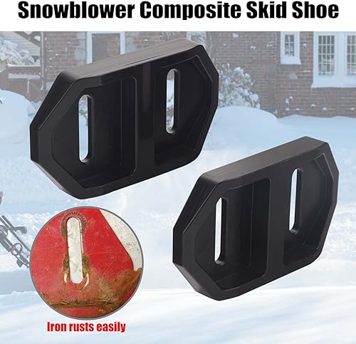 Miniatura 3 de Haiouus AKS2400D 3130767001 - Juego de 2 quitanieves antideslizantes compatibles con EGO SNT2400, SNT2405 y SNT2406 2406 sopladores de nieve de 24