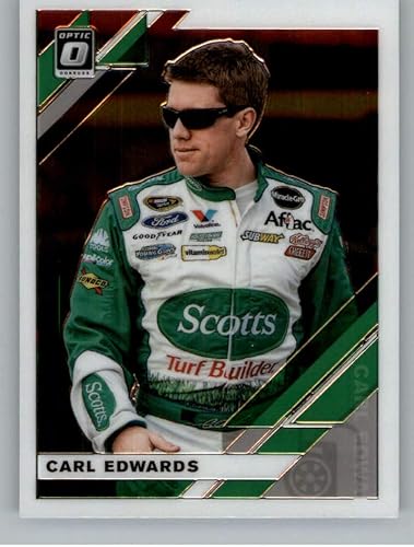 2020 Donruss Racing Optic #61 Carl Edwards ScottsRoush Fenway RacingFord Official NASCAR Trading Card made by Panini America