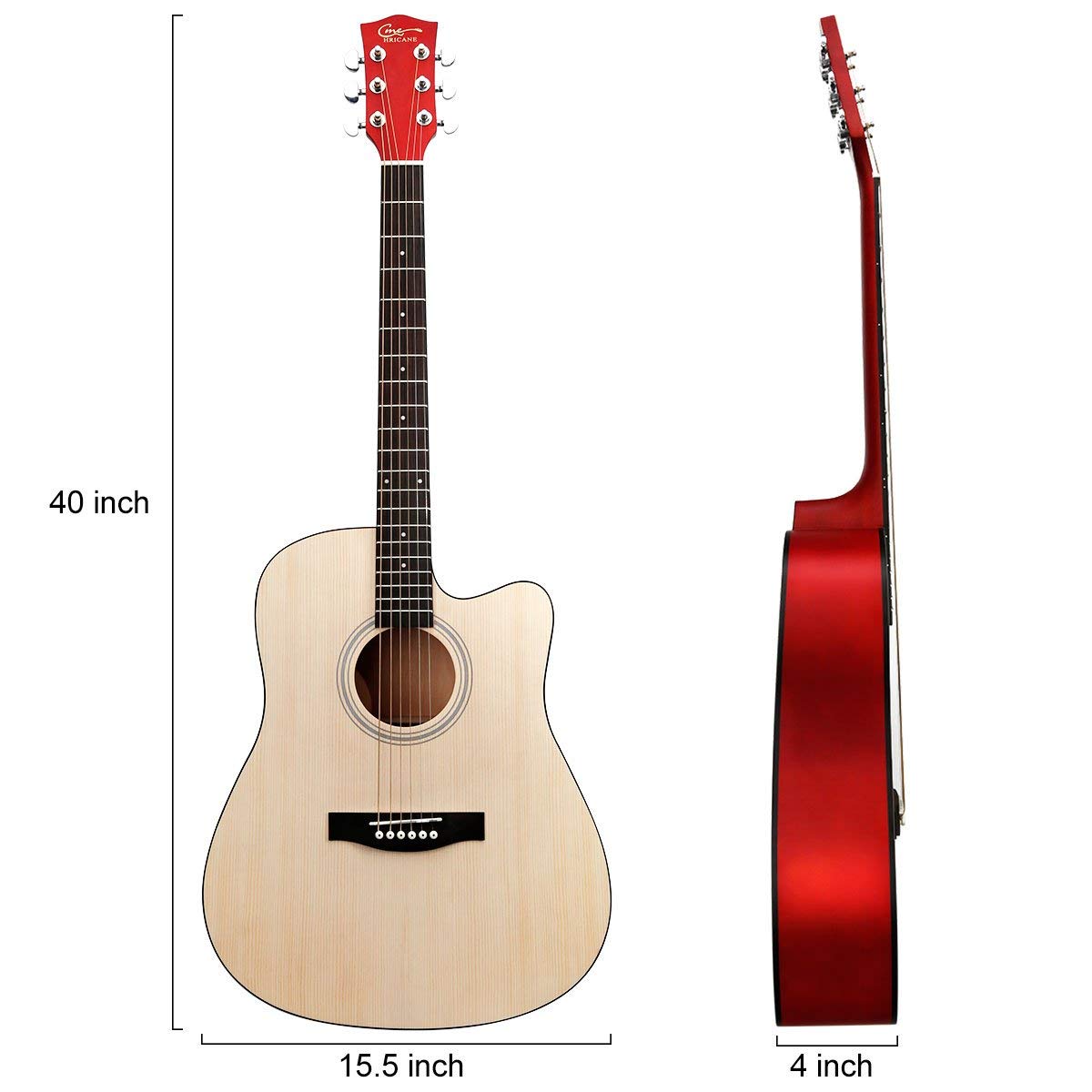 GUITARRA CLÁSICA 4/4 ROCIO 10 BLANCA