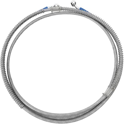 AICEL Línea de Manguera de Freno Hidráulica Trenzada, Universal de 47.2" 120cm con Extremos de 10mm (M10), Línea de Manguera de Aceite de Freno
