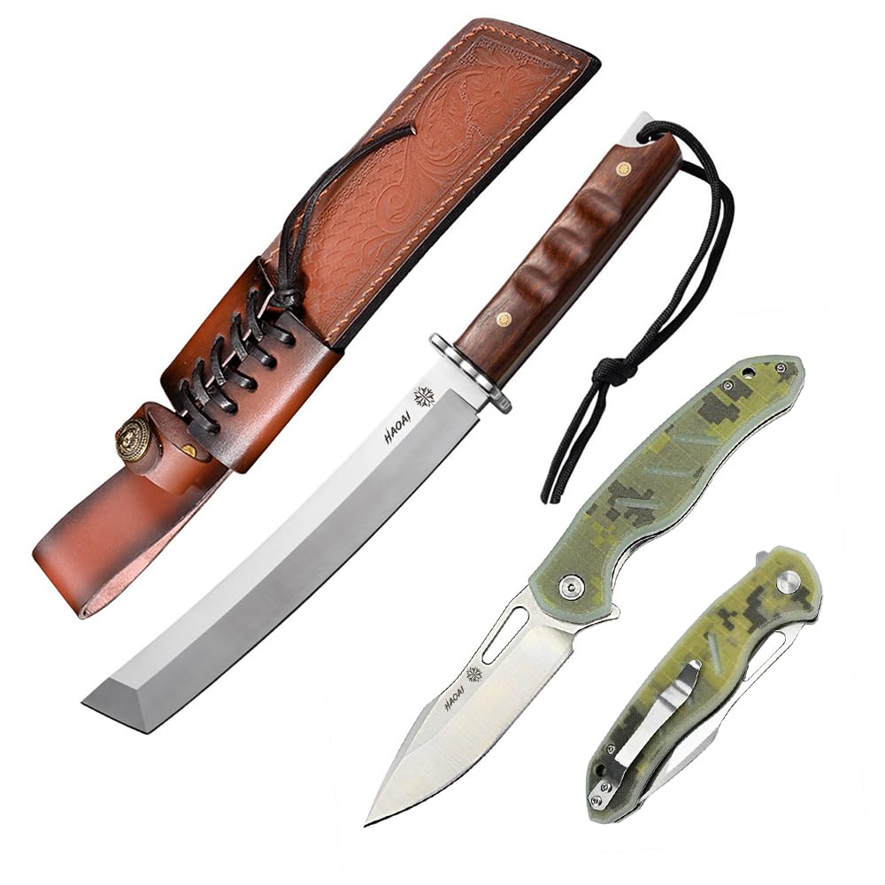 tanto Couteau de Poche Pliant Camping et la Survie