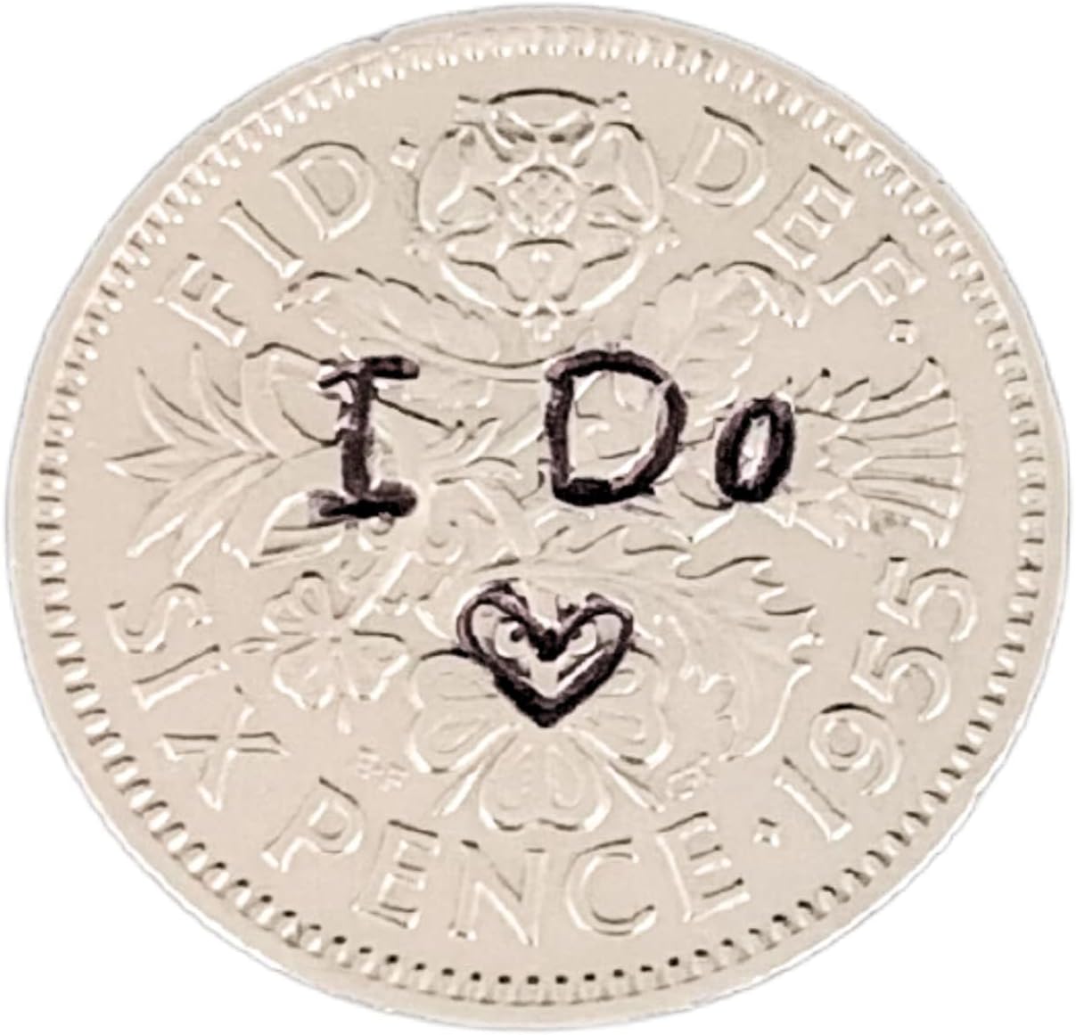 I Do Wedding Sixpence | Wedding Day Keepsake for Bride and Groom
