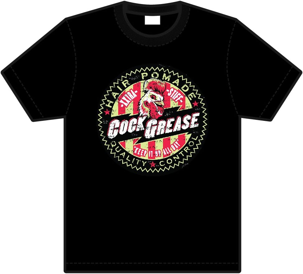 Cock Grease Red Logo T-Shirt Men's