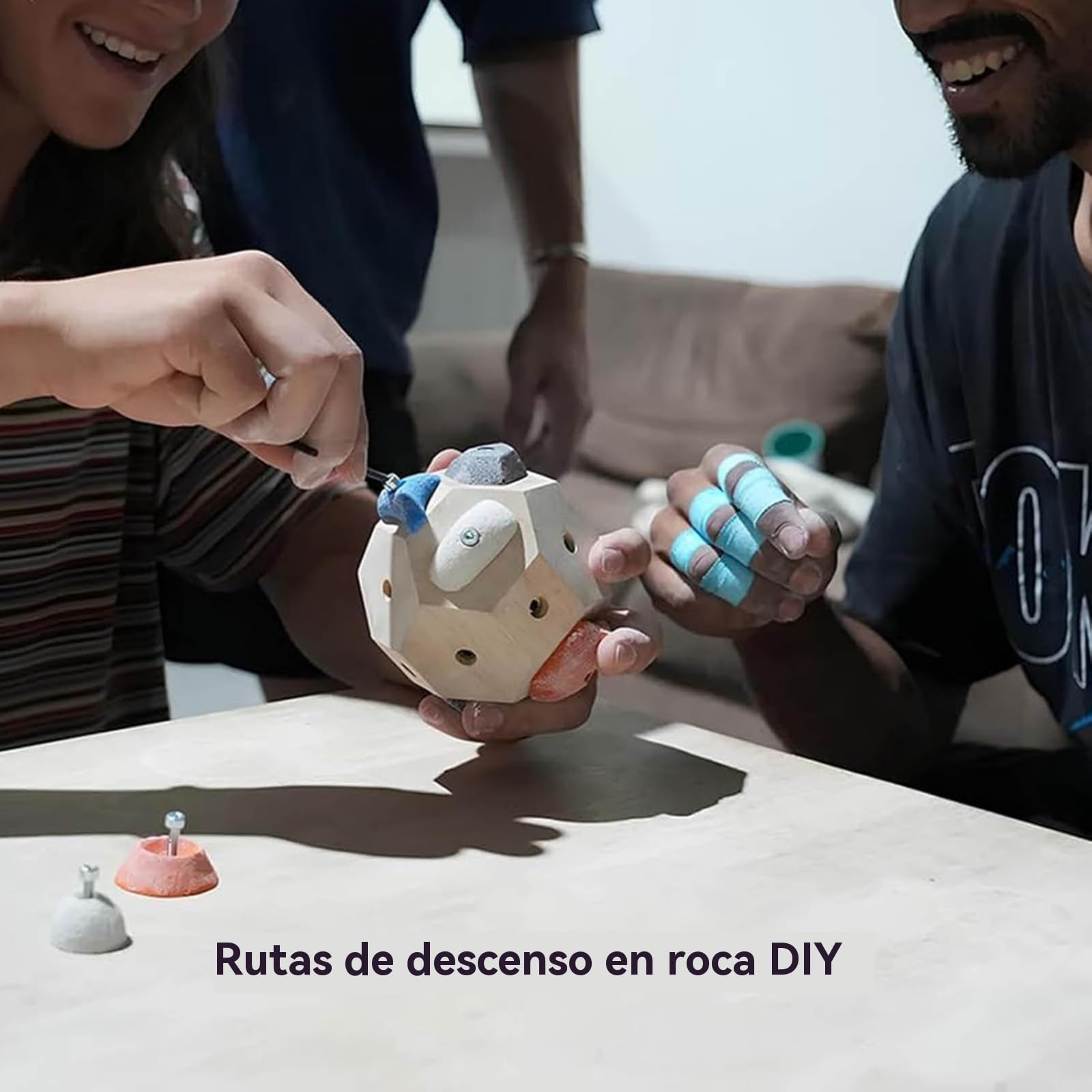Bloque de Boulder Hecho a Mano - Bola 3D de Entrenamiento para Escalada