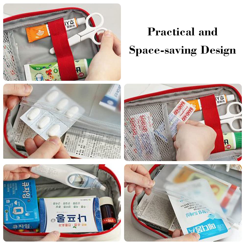 Trousse De Secours Vide Portable – Mini Sac En Oxford Pour Médicaments, Maison, Voiture, Camping