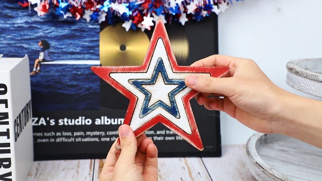 Decoraciones de mesa patrióticas 4th of July set 4 pcs miniatura 7