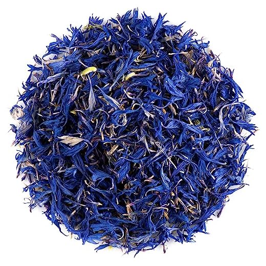 Té Azul Pétalos Aciano Secos - Pétalos Aciano Azul