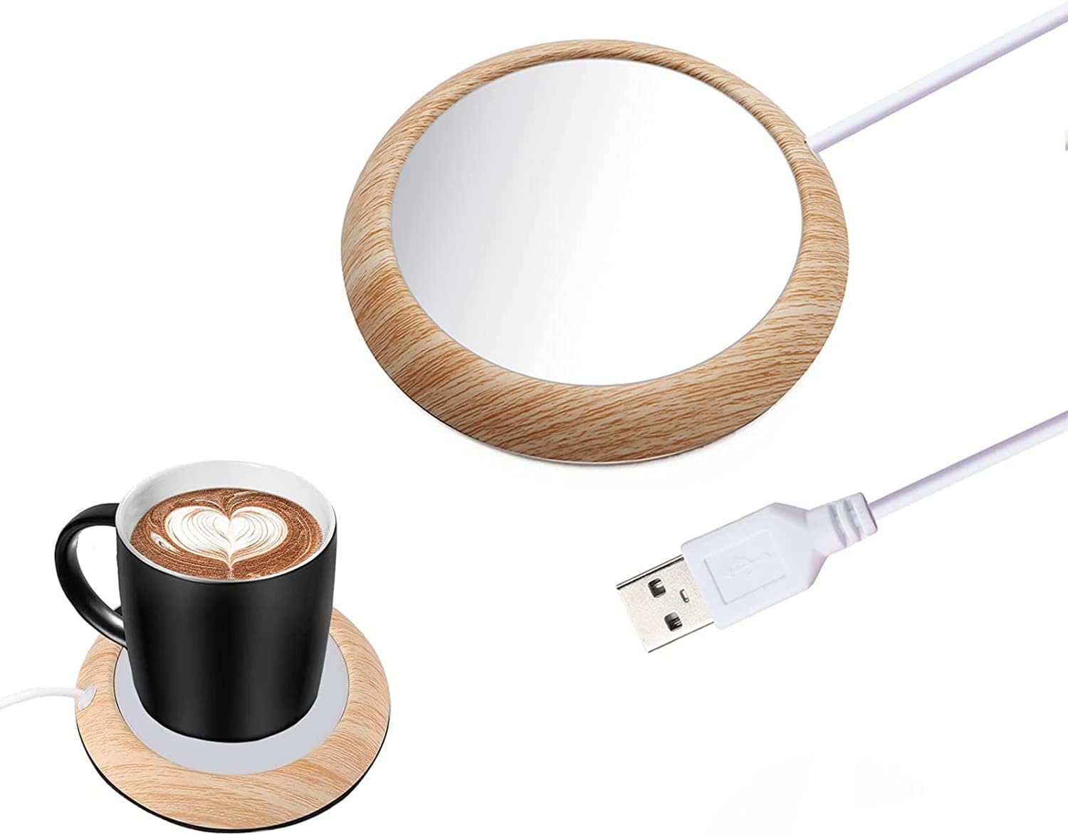 USB Mug Warmer, Coffee Mug Warmer USB Charging, Easy to Use Office