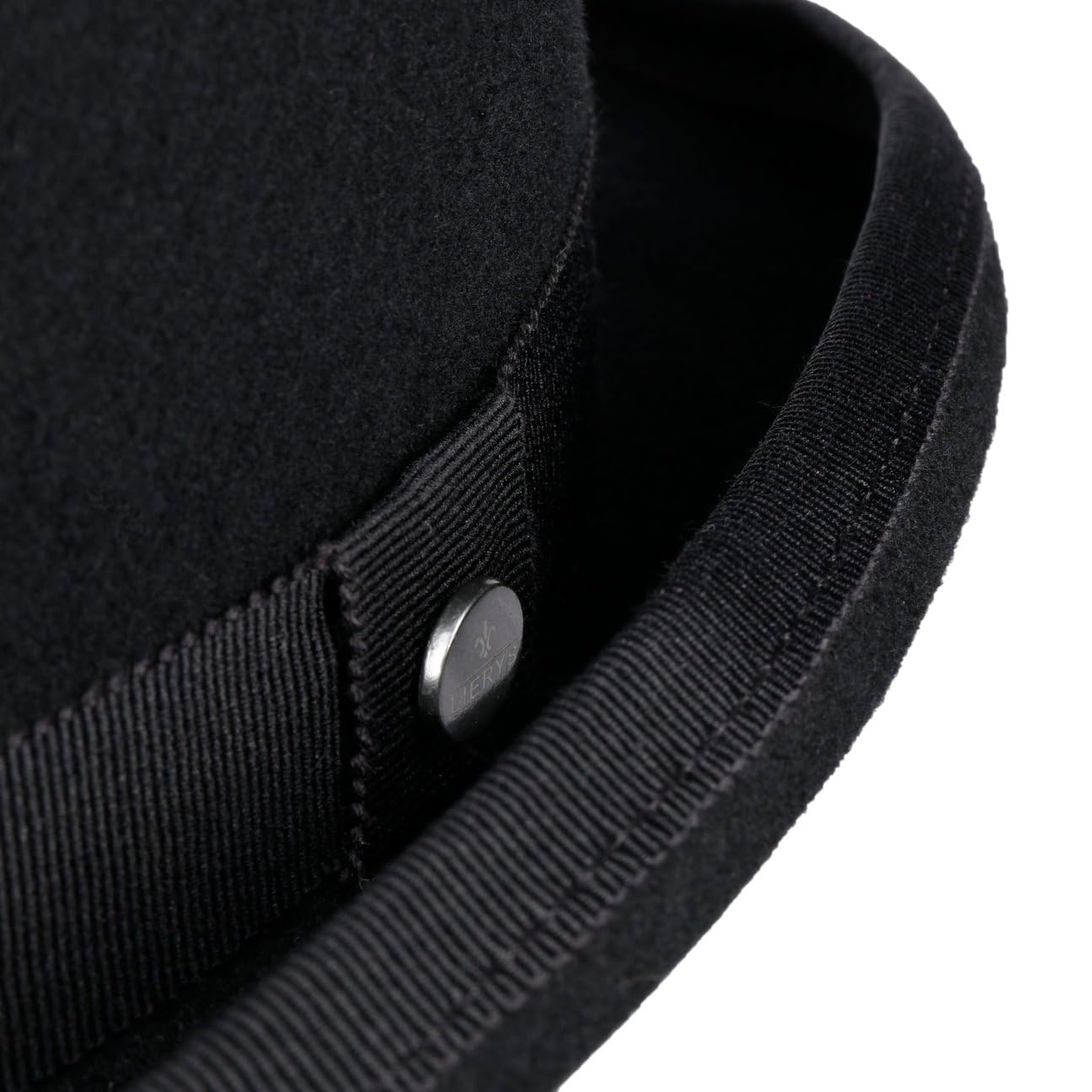 LIERYS Zylinder Hut aus Wollfilz Ripsband Made in Germany Damen Herren Sommer Winter
