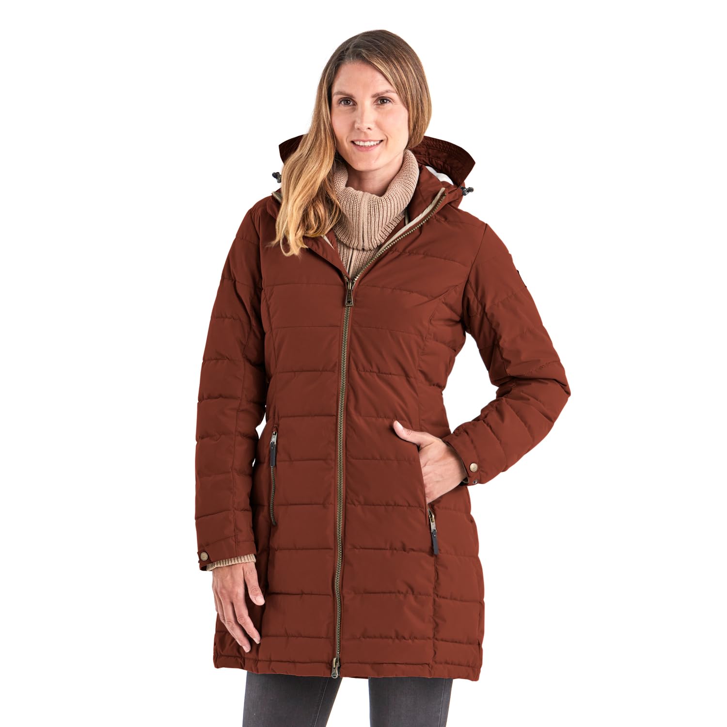 Killtec Gw 13 Wmn Qltd Prk Parka acolchada con capucha desmontable Mujer (Pack de 1)