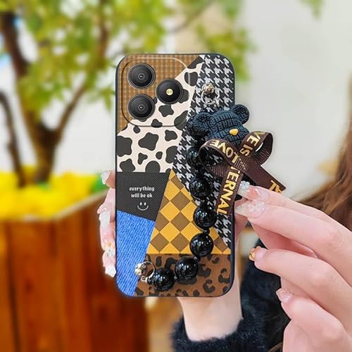 Phone Case Compatible with Blackview Wave 9C, protective case Skin-friendly feel Cartoon Black pearl pendant Simplicity Back Cov