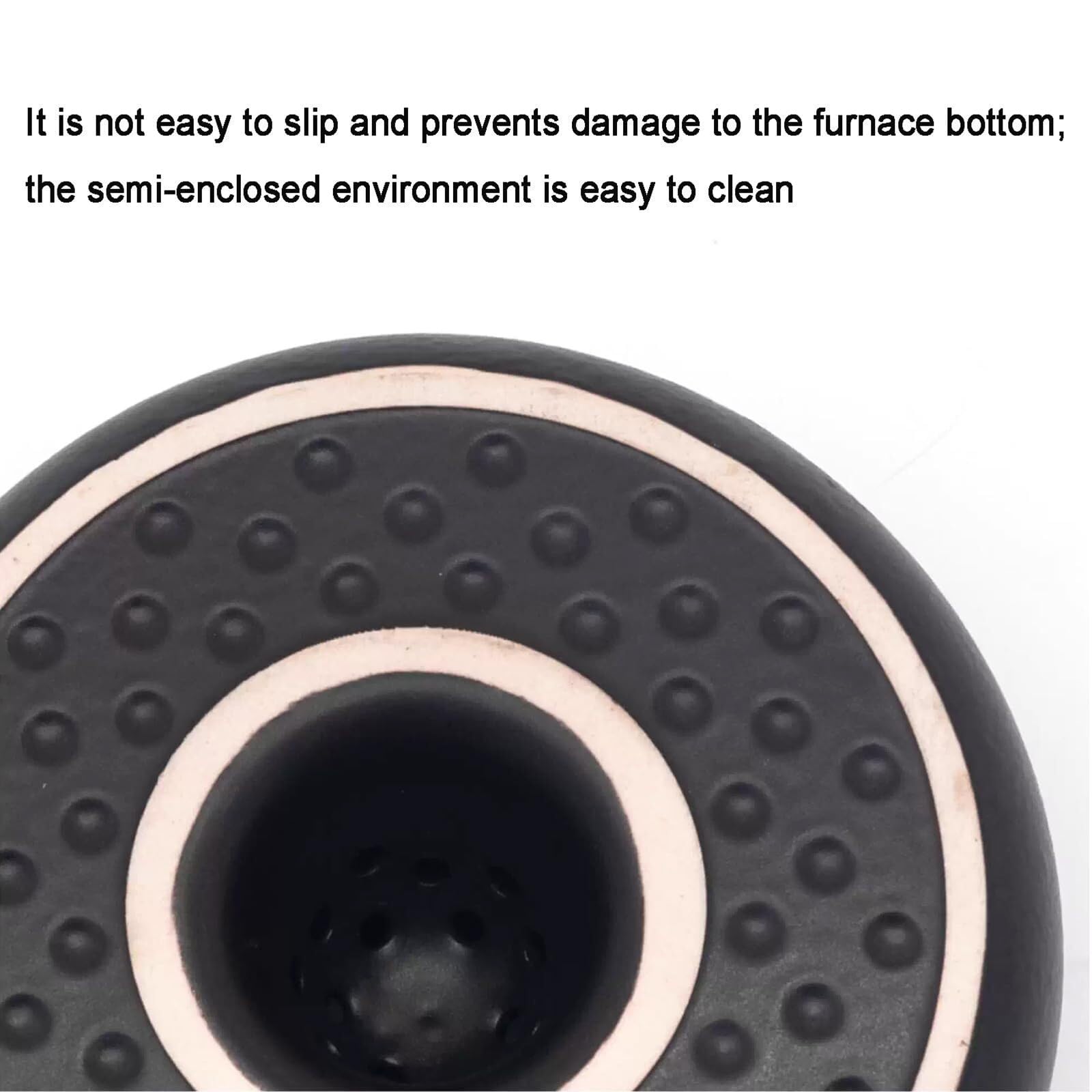 Domowy ceramiczny palacz kawy, ręczny palacz kawy z przedłużoną rączką, poręczny palnik do kawy na płycie kuchennej, równomierne palenie ziaren, herbaty i zbóż
