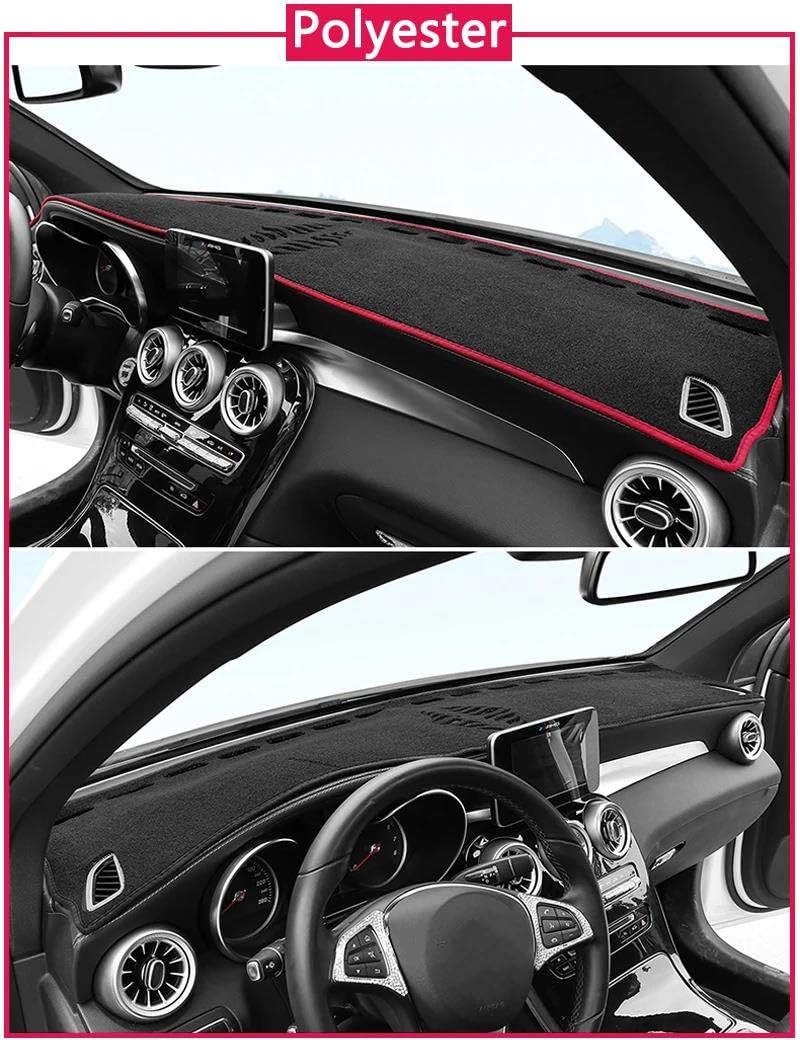 Armaturenbrett Abdeckung Dash Matte Für Toyota Für Corolla Für E140 Für E150 Für Auris 2007 2008-2011 2012 2013 Dashboard Abdeckung Auto Sonnenschirm Dashmat Teppich(Left hand drive)