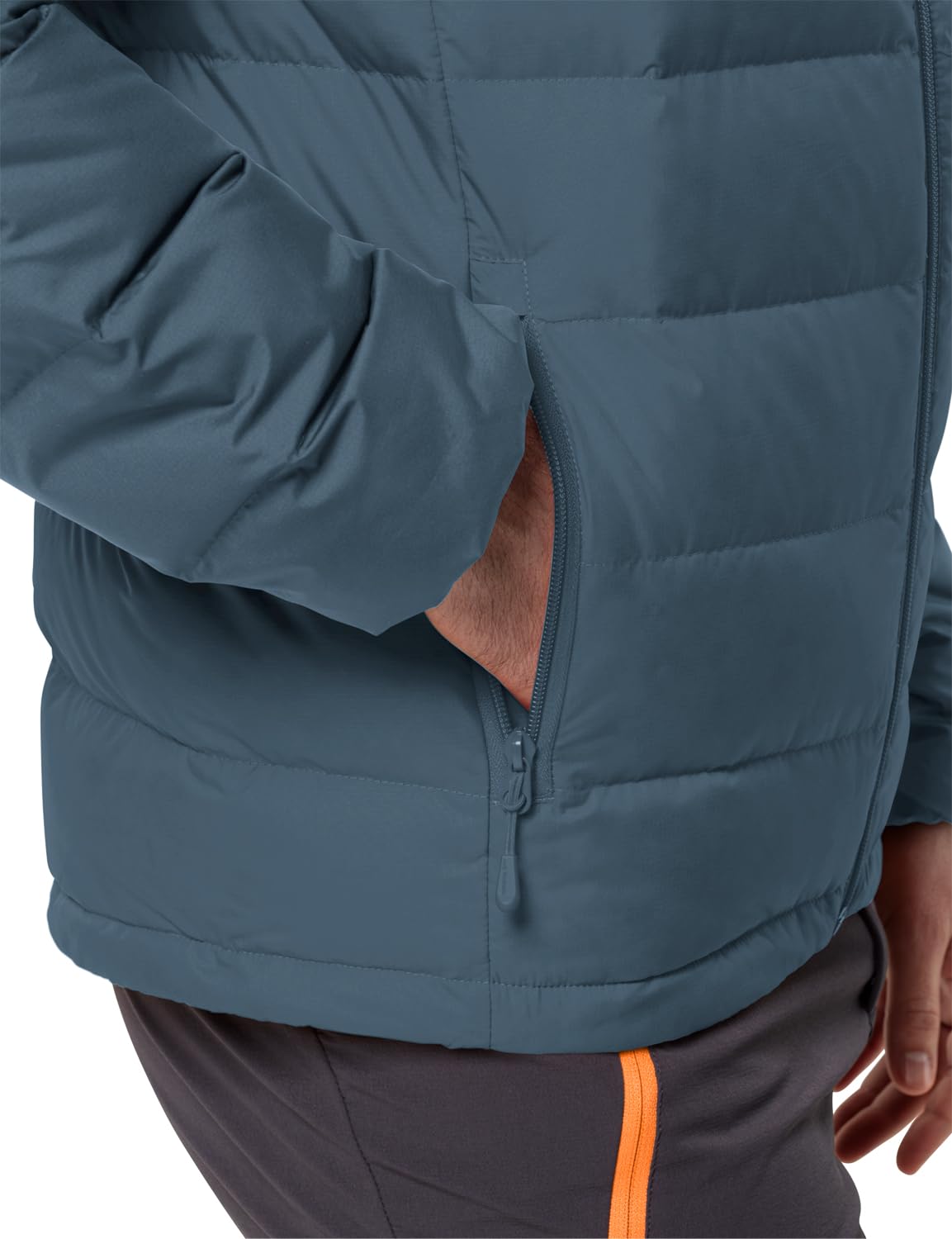 Jack Wolfskin kurtka puchowa Mężczyźni Bluza Z Kapturem Ather Down M