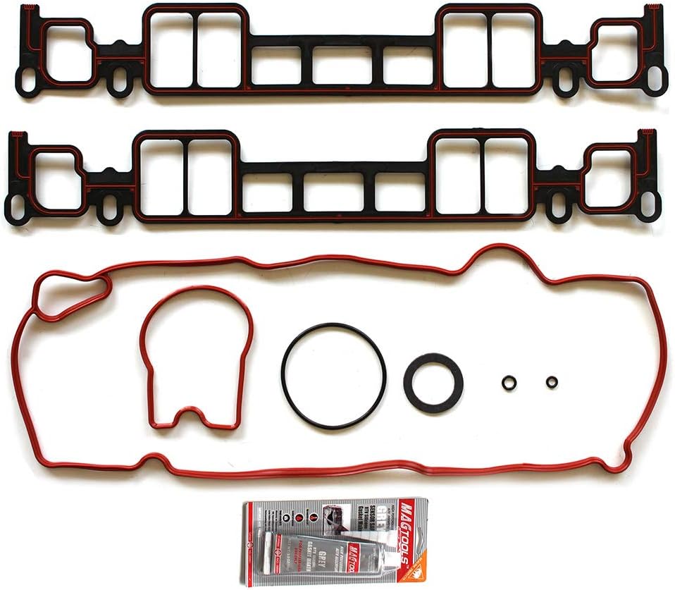 MS90131 Intake Manifold Gasket sets for Chevrolet C1500, fit 1996-2002 for chevrolet Express 1500 5.0L/5.7L, 1996-2000 for GMC C2500 5.7L