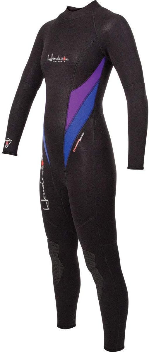 Henderson Woman Thermoprene Jumpsuit (Back Zip) 7mm Scuba Wetsuit-Black-14