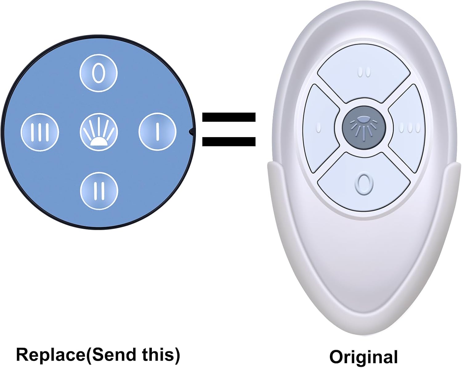 35T Ceiling Fan Replacement Remote Control for Harbor Breeze/Hampton Bay Compatible with FAN-35T1 FAN35T L3HFAN35T FAN-53T FAN-11T Fan-HD L3HFAN35T L3HFAN35T1