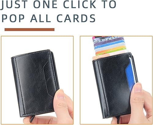 Miniatura 4 de ZAINJO Wallets For Men Business Credit Card Holder Men's Multifunctional Aluminum Alloy Pickup Bag Mini Slim Wallet Coin Purse Card Holder Wallet