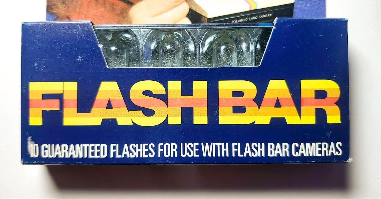 Flashbar for Instant Camera – 10 Flash Bulbs Compatible with SX-70 Cameras