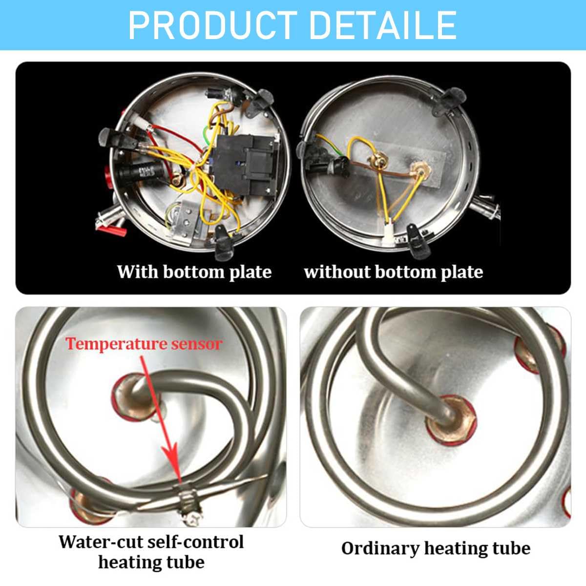 304 Stainless Steel Water Distiller - 5L/H Automatic Purification System for Home, Lab, Dental & Chemistry - High Efficiency Electrothermal Distillation Unit