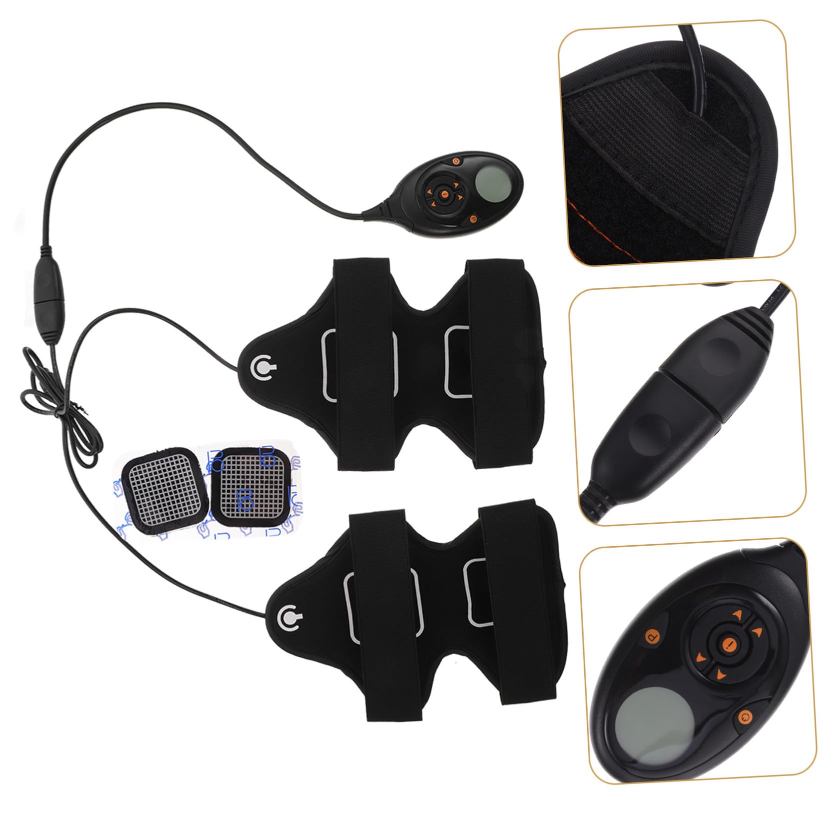 BESPORTBLE Cinturón Accesorio de Fitness Reductor de Brazos para Tonificar Músculos de Tela Negra Alta Practicidad Adecuado para Mujeres y Entrenamiento en Casa