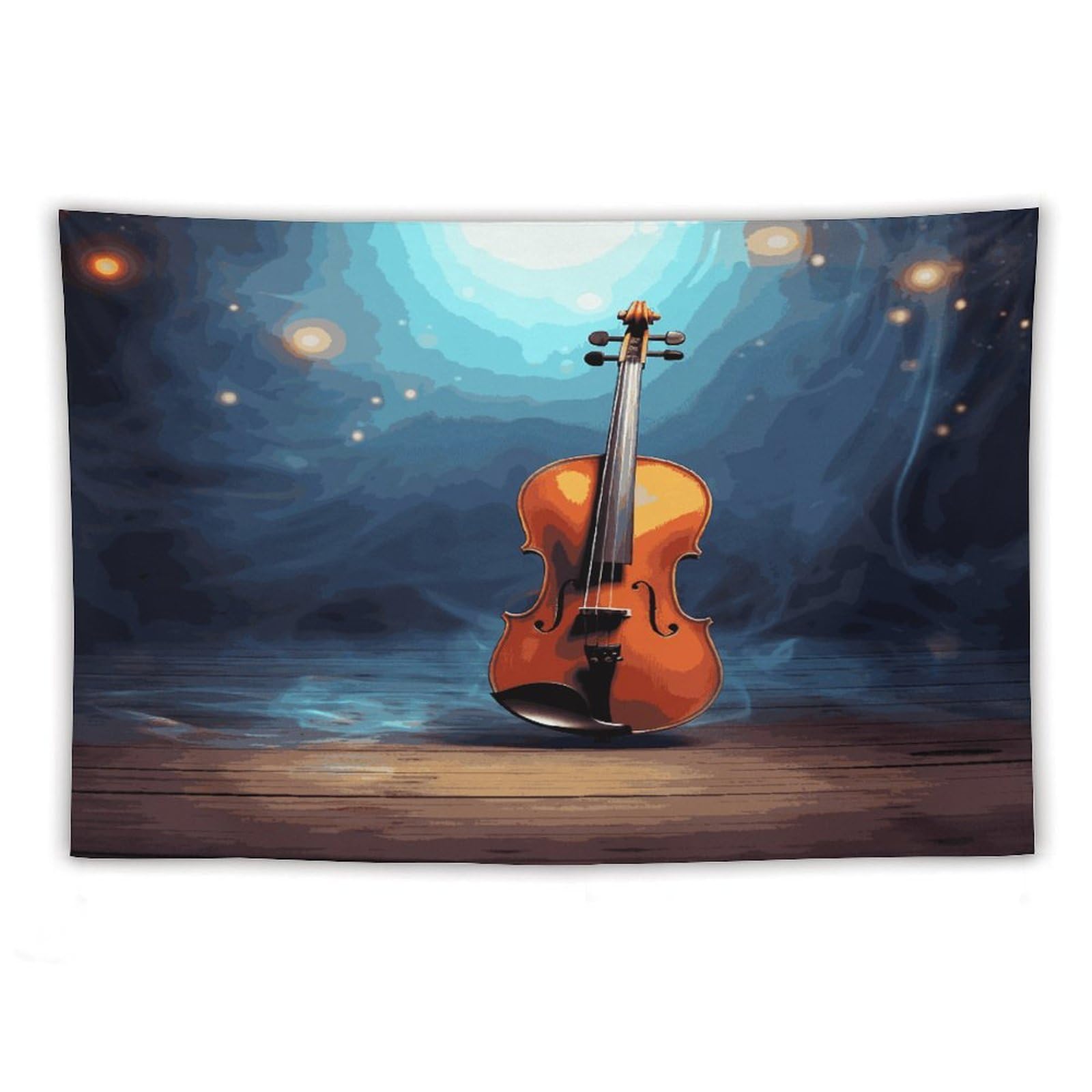 LDGSUPH Violin Poster Tapestry Wall Hanging Decor Anti-fading Aesthetic Wall Tapestries Fashion Wall Blanket Decor Modern Wall Art Tapestry for Bedroom Home Decor 40"x60"