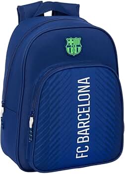 Safta FC Barcelona Federmäppchen Navy Blue - Schulmäppchen Mit Reißverschluss