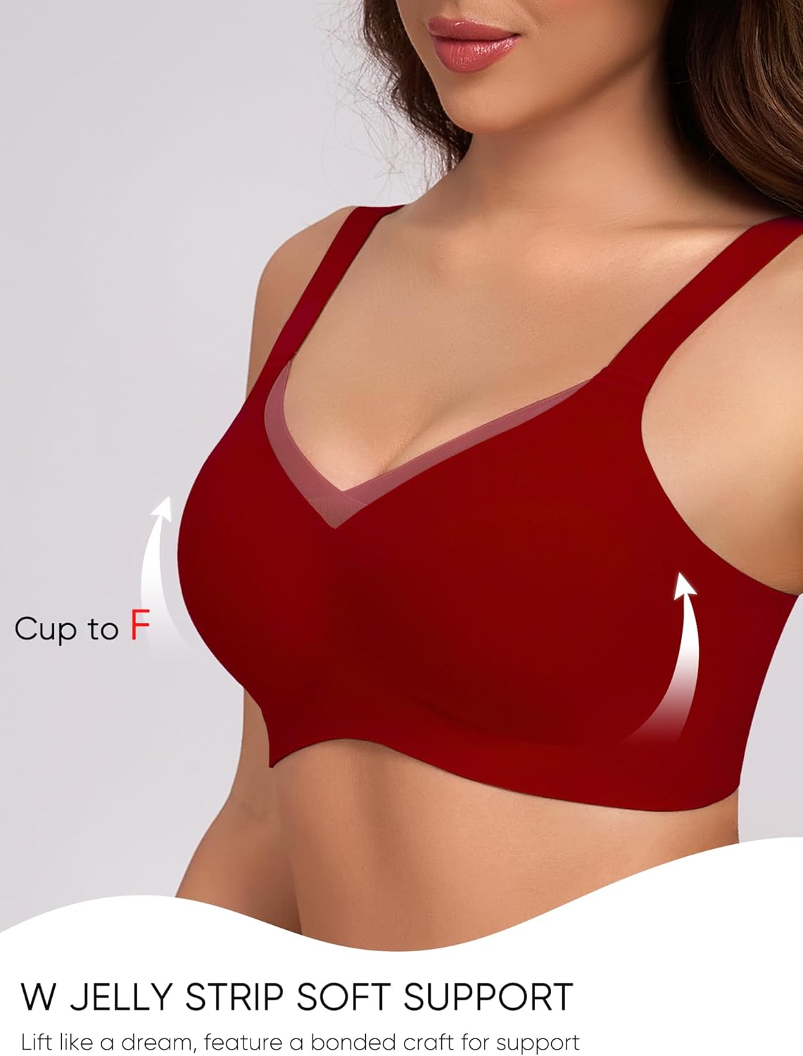 Gailife Crossover Bras for Women No Underwire Wireless Bralettes Seamless Supportive T Shirt Everyday Bras - Image 4