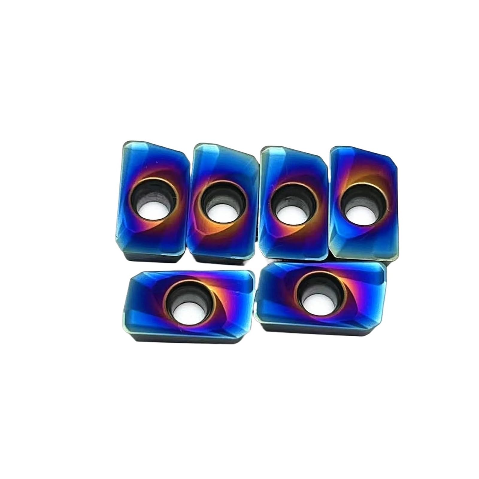 Lame pour outil de tournage en carbure indexable 10 pièces APMT1135PDER H2 M2 KT7030 outil de tournage externe outil en alliage dur bleu fraisage fraise en bout(APMT1135 H2 KT7030)