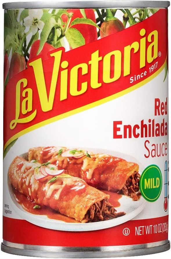 La Victoria Traditional Red Enchilada Sauce Mild, 10 Ounce (Pack of 12)